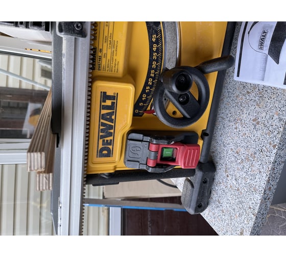 Настольная пила 1850 Вт, 5800 об/мин, диск 210x30 мм DEWALT DWE7485-QS 19