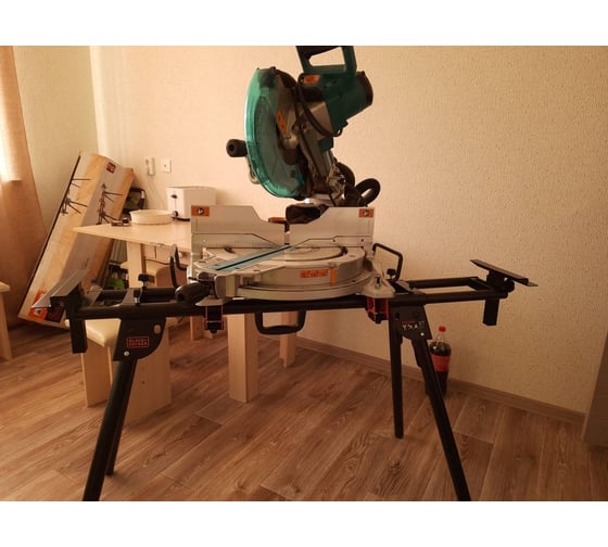 Верстак-подставка под торцовочную пилу Black&Decker 1,5 м BEZ100-XJ 10