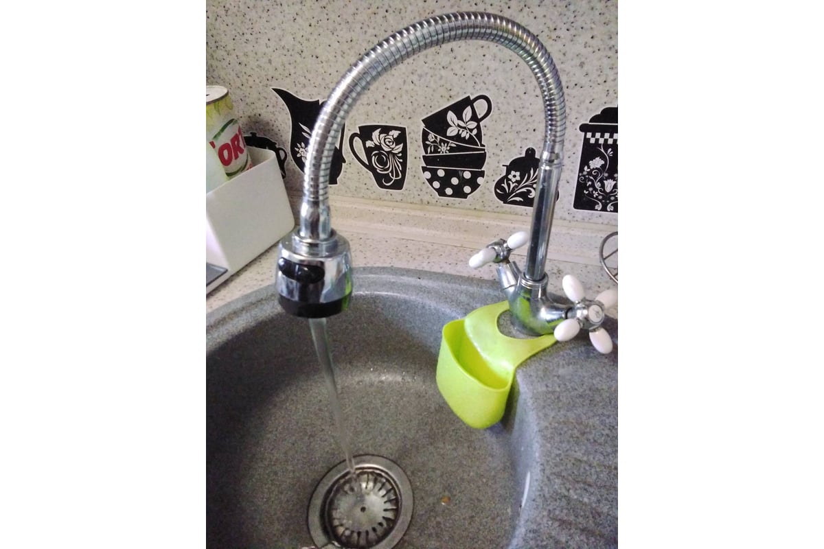 Излив для кухонного смесителя MELODIA гибкий с лейкой 50см 33939 ...