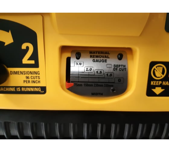 Рейсмусный станок DEWALT 1800 Вт, макс. ширина 330 мм DW735-KS 43