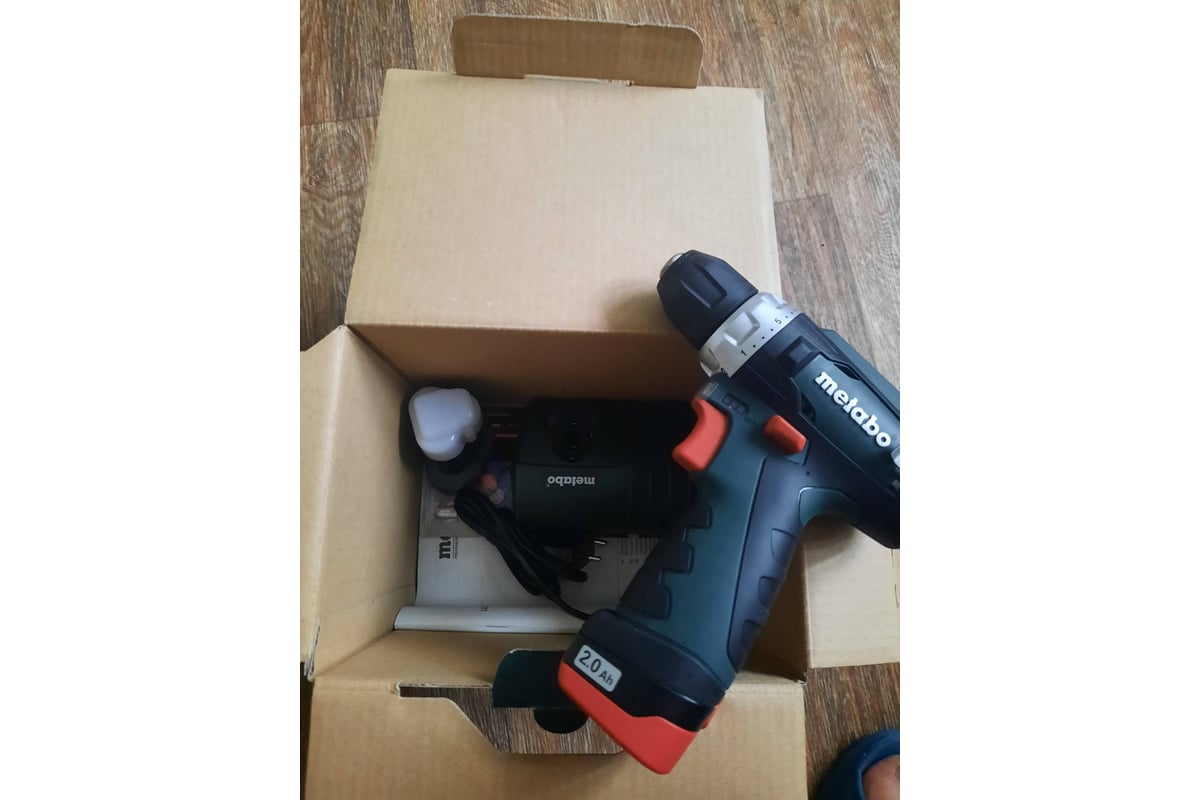 Аккумуляторная дрель-шуруповерт Metabo PowerMaxx BS 12 В, 2х2.0 ...