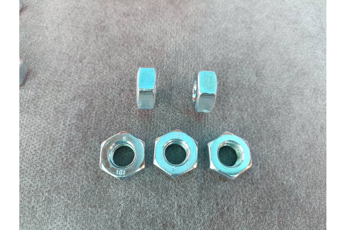 Гайка Стройбат оцинкованная DIN 934 М10 50 шт. 015361 - выгодная цена ...