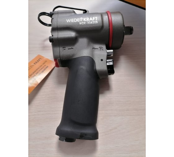Компактный пневматический ударный гайковерт WIEDERKRAFT 1/2", 1200 Нм, 119 мм WDK-20420S 21
