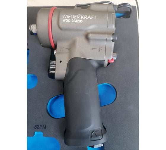 Компактный пневматический ударный гайковерт WIEDERKRAFT 1/2", 1200 Нм, 119 мм WDK-20420S 12