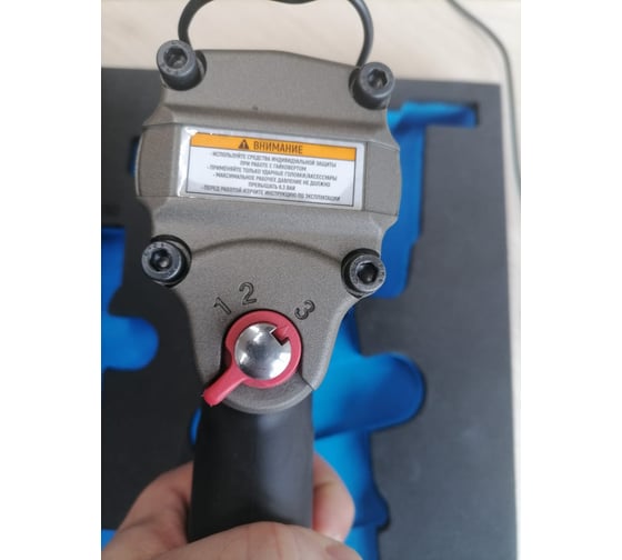Компактный пневматический ударный гайковерт WIEDERKRAFT 1/2", 1200 Нм, 119 мм WDK-20420S 15