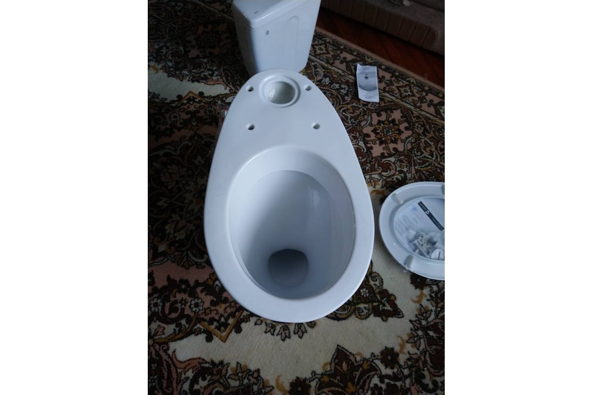 Отзывы о унитазе-компакте Sanita Эталон Комфорт косой выпуск, 1 режим ...