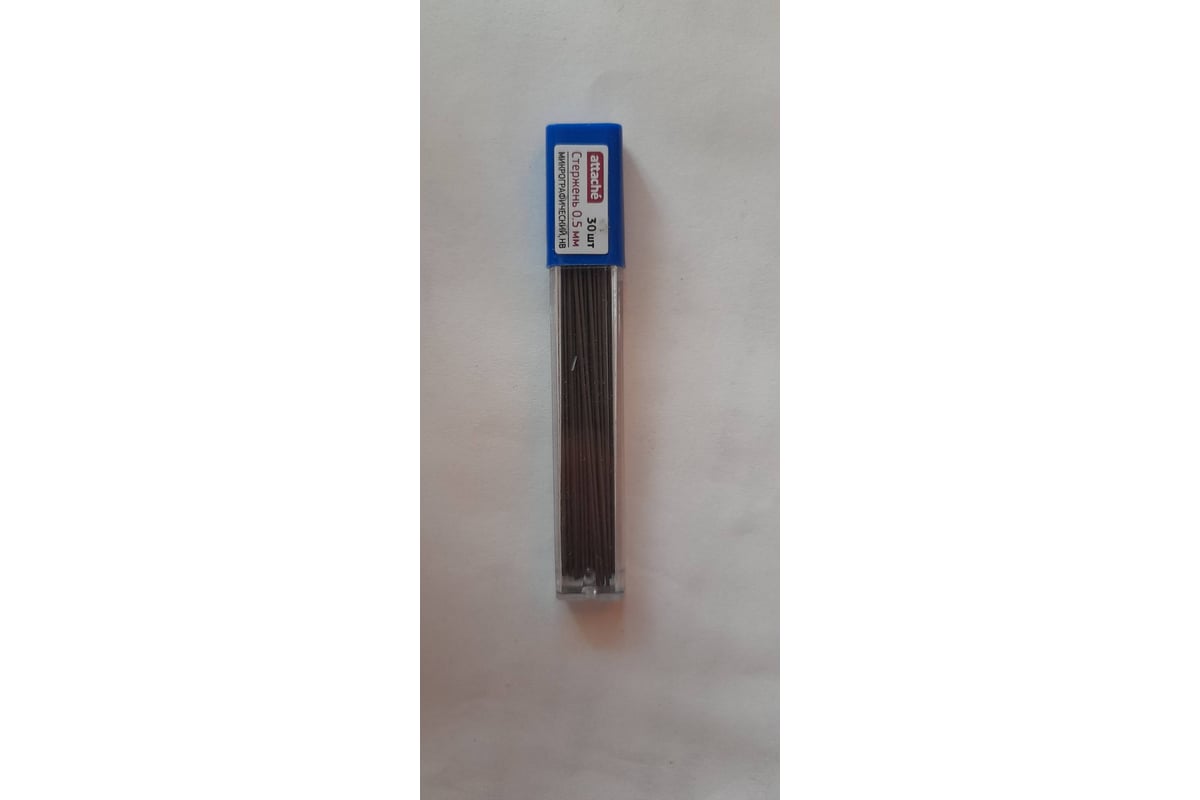 Стержень микрографический Attache 0.5, HB, 30 грифелей 362516 ...