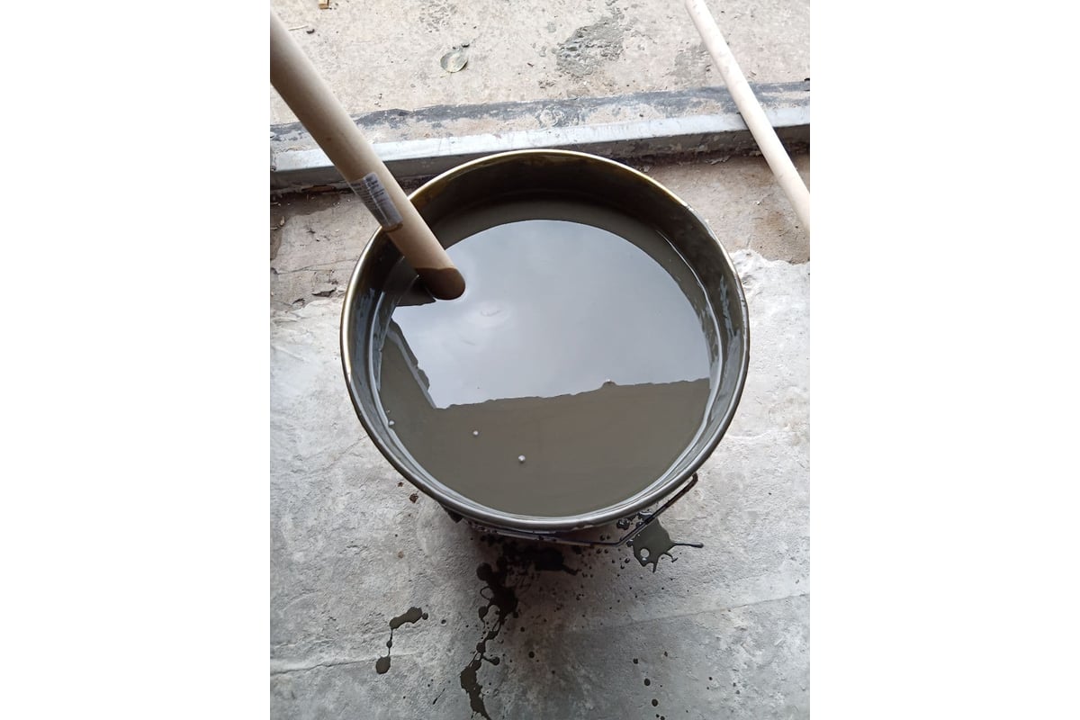 Краска по бетону ЛЕНИНГРАДКА АК-114, 25 кг, серая 00000001888 ...