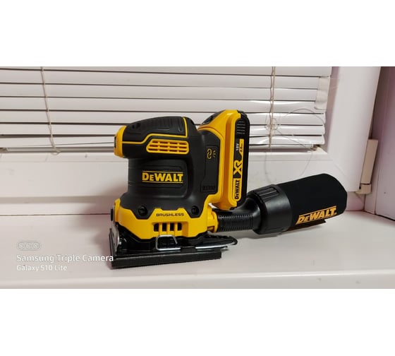 Dewalt 18 в xr вибрационная плоскошлифовальная машина dcw200n xj