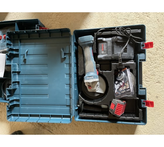 Углошлифовальная машина bosch gws 180 li 06019h90r1