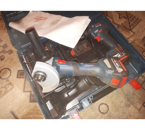 Углошлифовальная машина bosch gws 180 li 06019h90r1