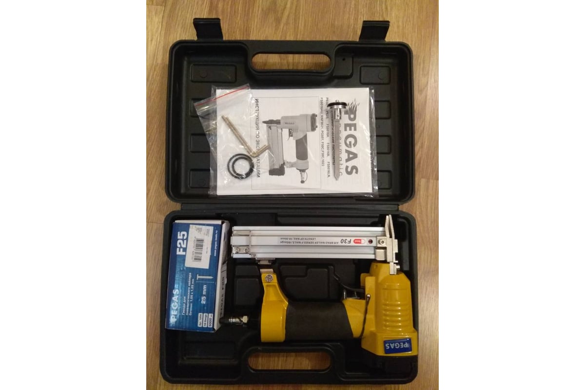 Гвоздезабивной пневматический пистолет Pegas pneumatic F30C 1018 ...