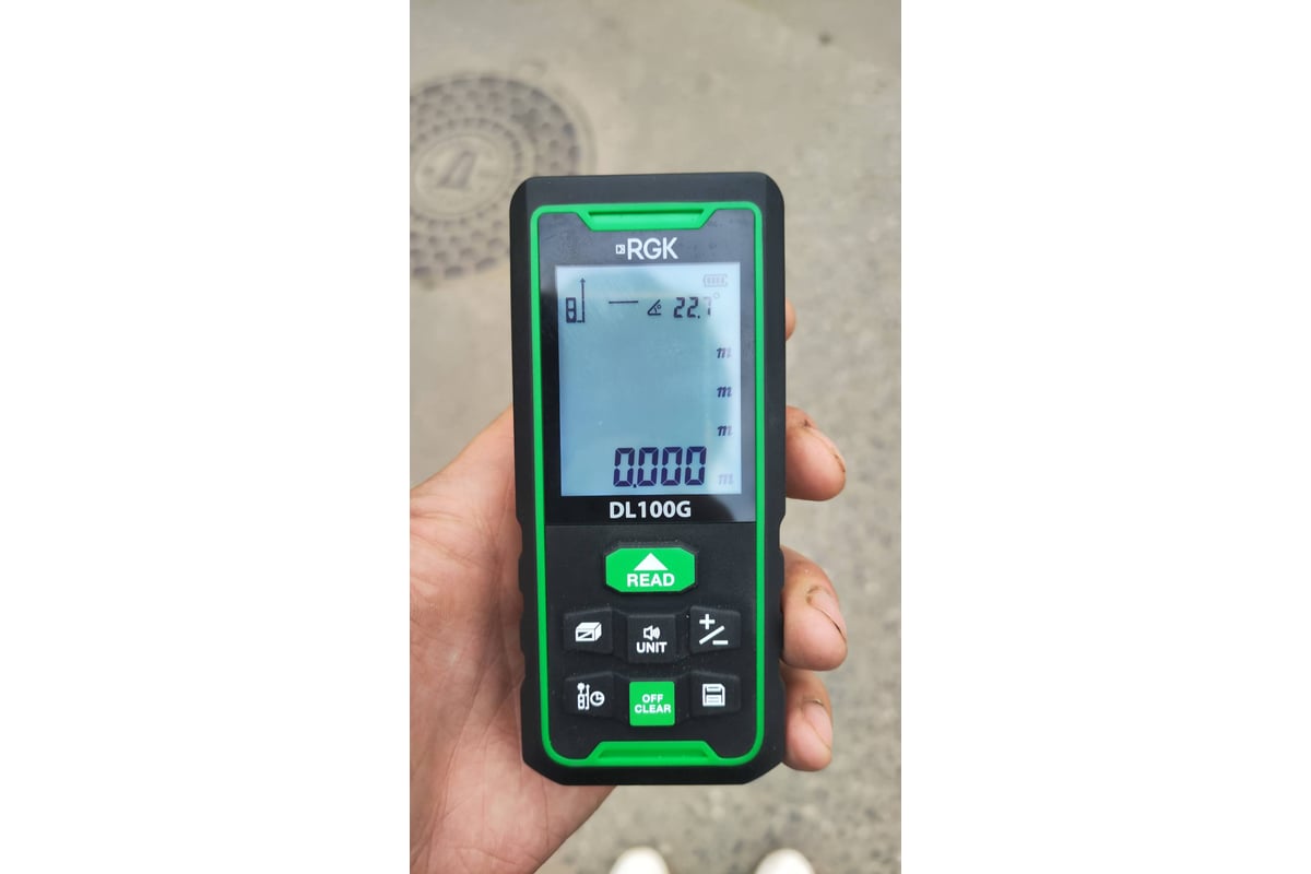 Лазерный дальномер с угломером RGK DL100G 778190 - выгодная цена ...