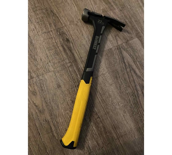 Молоток DEWALT одноэлементный, с прямым гвоздодером, 624 г DWHT0-51064 26