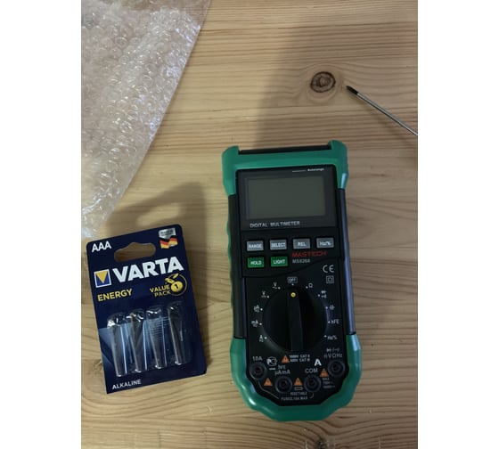 Цифровой автоматический мультиметр MASTECH MS8268 00-00000267 18