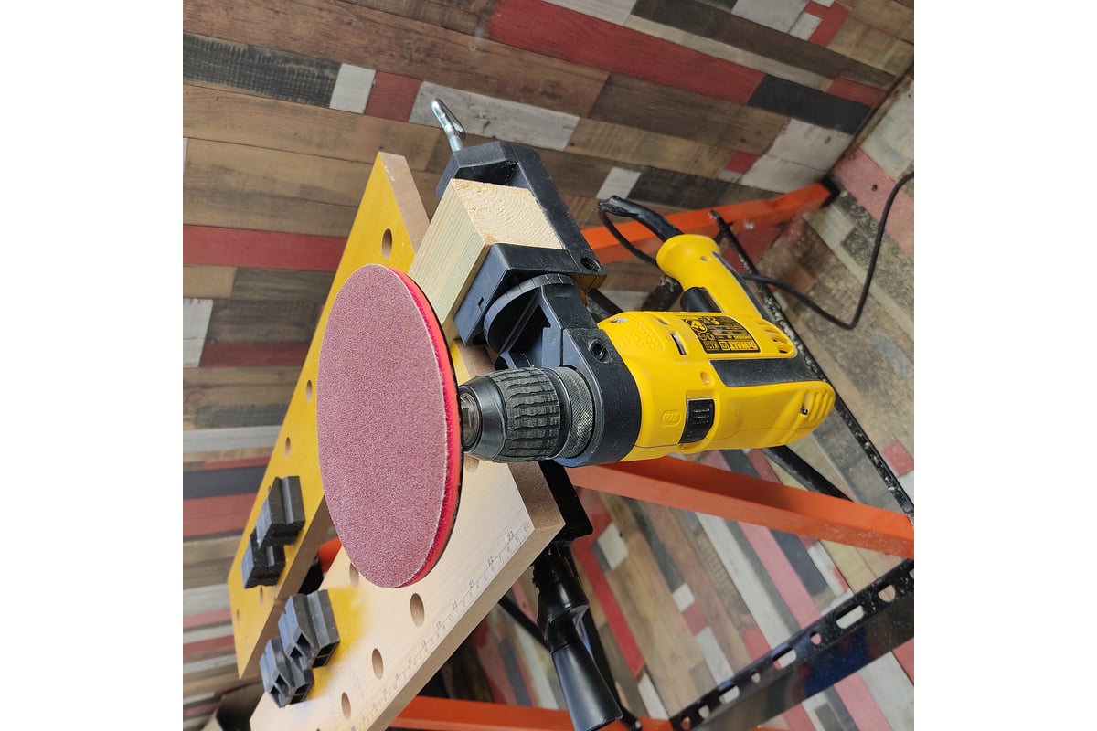 Насадка твердая для УШМ (125х5 мм) с переходником на дрель Vertextools ...