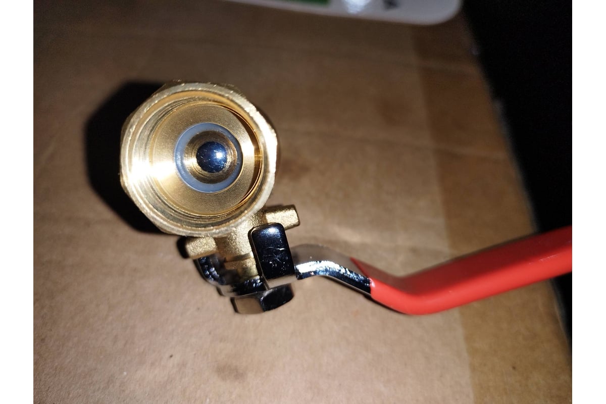 Шаровой кран ProfECO 1/2 ВР-НР, муфтовый, ручка, Ду15, Ру20 11Б27п1 PE ...