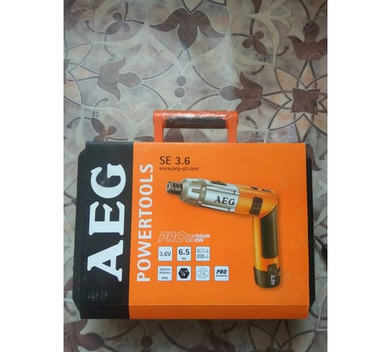 Аккумуляторная отвертка AEG SE 3.6 Li 4935413165 14