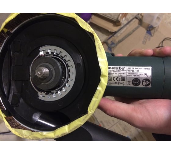 Защитный вытяжной кожух пылесос 115/125 мм для УШМ Bosch 2605510224 14