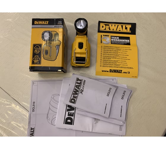 Аккумуляторный фонарь DEWALT DCL 510 N 23