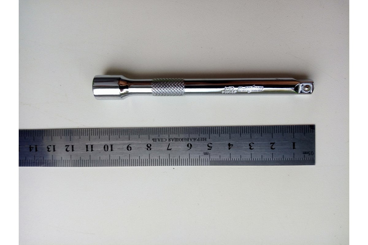 Удлинитель 1/4" DR 100 мм для торцевых головок Ombra 221404 - выгодная ...