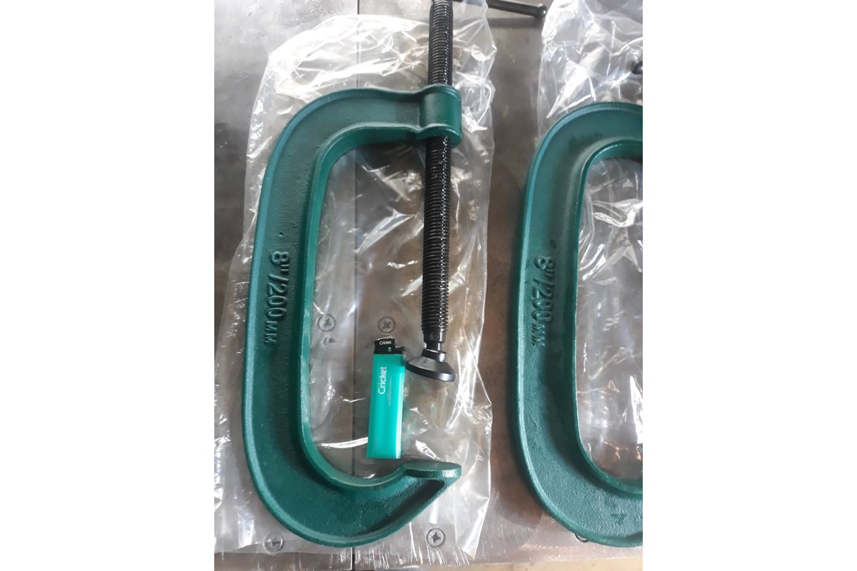 Струбцина KRAFTOOL Extrem G-200 G-образная, 8"/200 мм 32229-200 ...