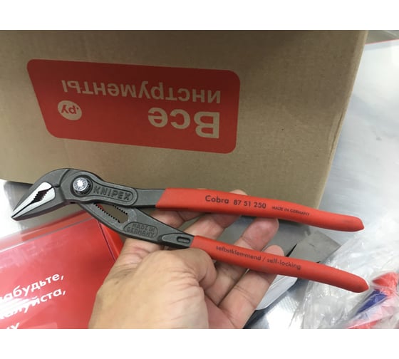 Универсальные переставные клещи KNIPEX КОБРА ES KN-8751250 - выгодная ...