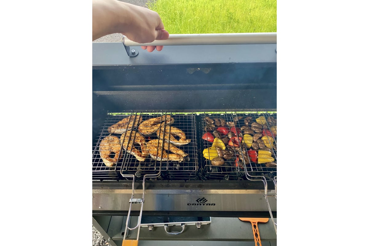Мангал GRATAR Professional Optima BBQ POB 3000 для мяса и рыбы - низкая ...