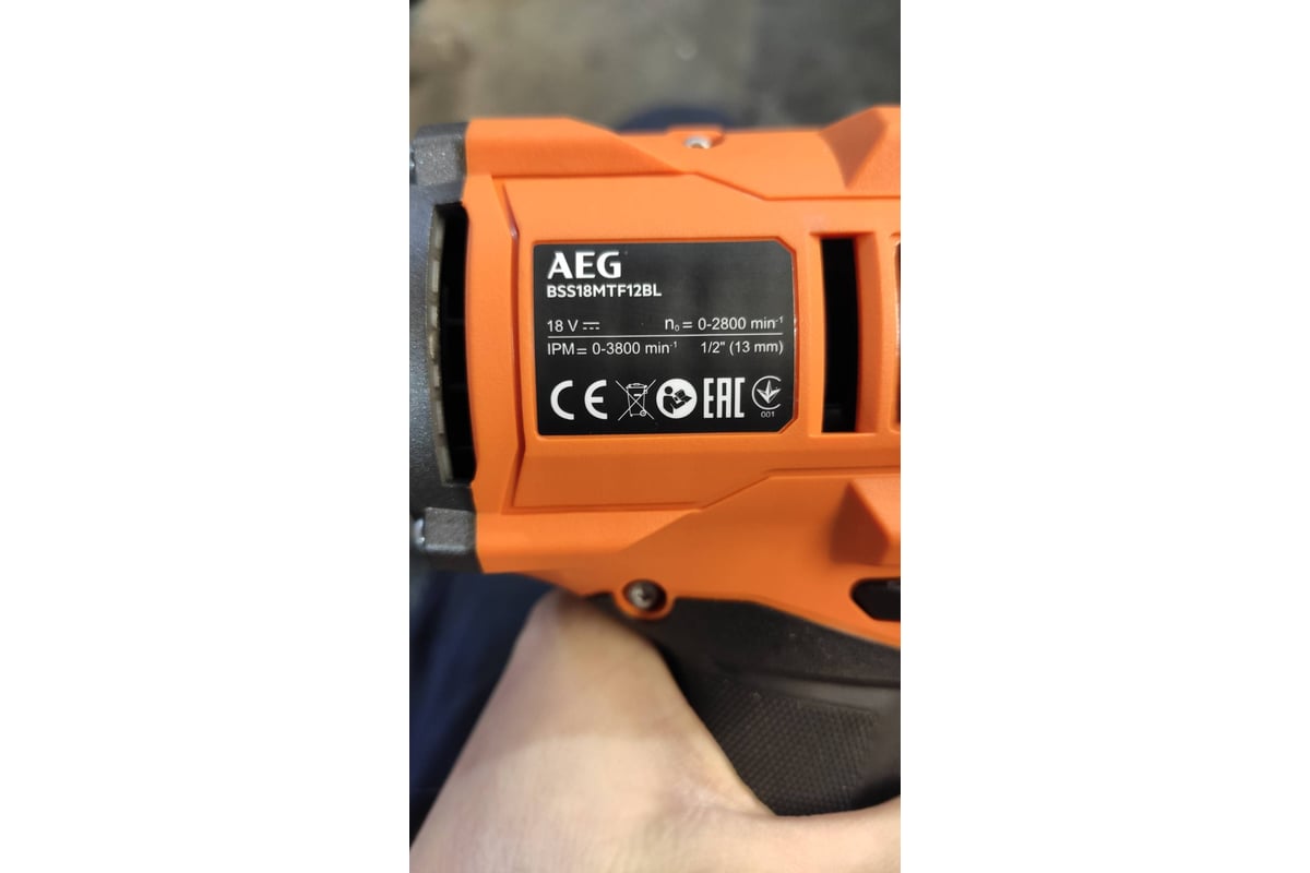Ударный бесщеточный гайковерт AEG BSS18MTF12BL-0 4935479663 - выгодная ...