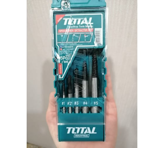 Набор экстракторов TOTAL для болтов 5шт TACSE0056 купить в Нижнем ...