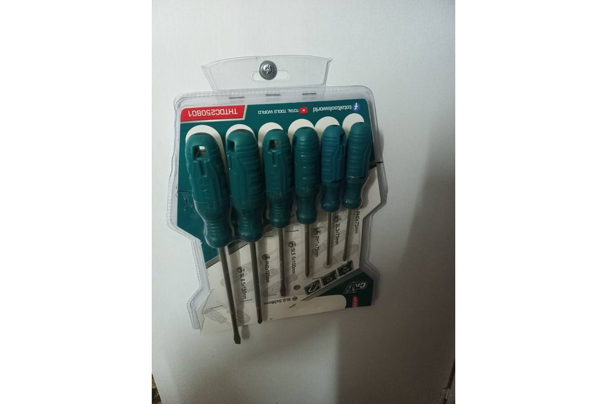 Набор отверток TOTAL 8 шт THTDC250801 - выгодная цена, отзывы ...