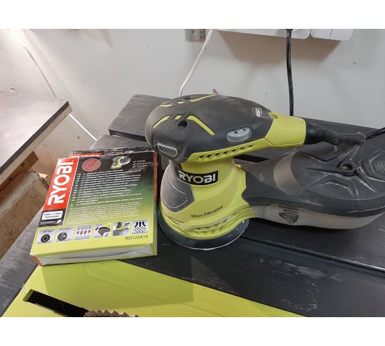 Эксцентриковая шлифмашина Ryobi ROS300 5133001144 34