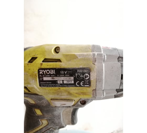 Аккумуляторный винтоверт Ryobi ONE+ RID1801M 5133001168 71