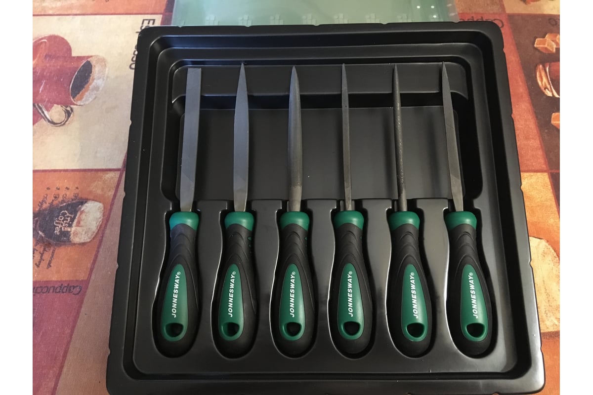 Набор надфилей 100 мм 6 предметов Jonnesway MFM06S - выгодная цена ...