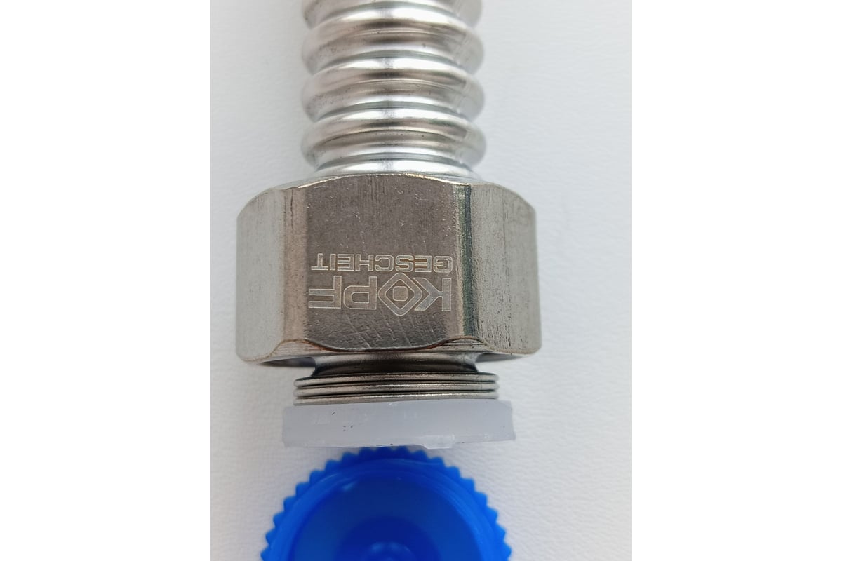 Гибкая сильфонная подводка Kopfgescheit из нержавеющей стали 1/2", 20 ...
