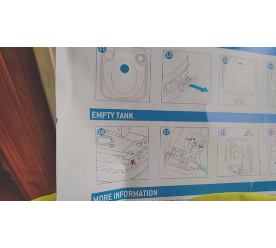 Биотуалет Thetford Porta Potti Qube 165 luxe 8