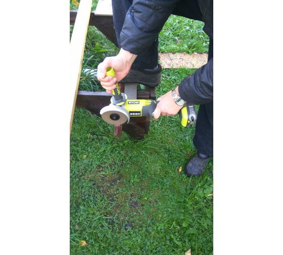 Аккумуляторная угловая шлифмашина Ryobi ONE+ R18AG-0 5133001903 167