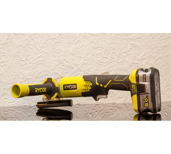 Аккумуляторная угловая шлифмашина Ryobi ONE+ R18AG-0 5133001903 146