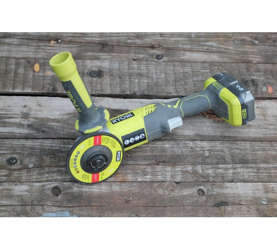 Аккумуляторная угловая шлифмашина Ryobi ONE+ R18AG-0 5133001903 136