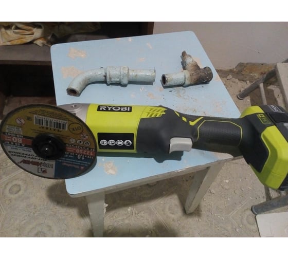 Аккумуляторная угловая шлифмашина Ryobi ONE+ R18AG-0 5133001903 128