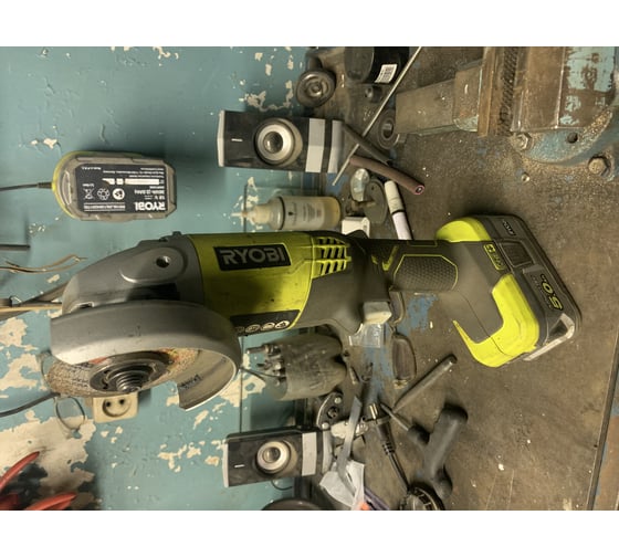 Аккумуляторная угловая шлифмашина Ryobi ONE+ R18AG-0 5133001903 121