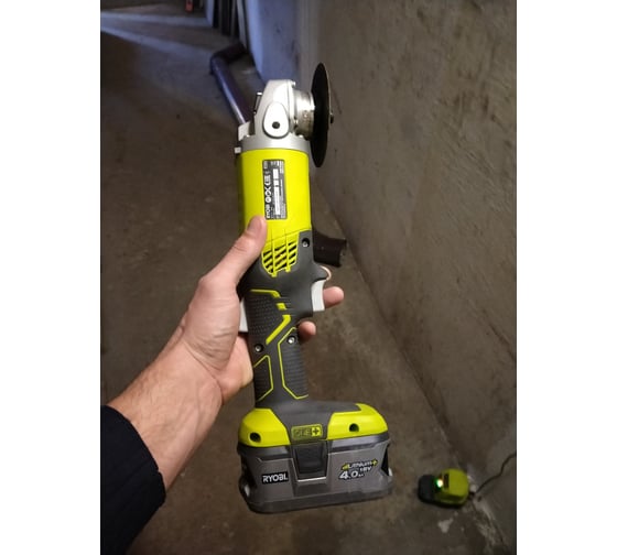 Аккумуляторная угловая шлифмашина Ryobi ONE+ R18AG-0 5133001903 118