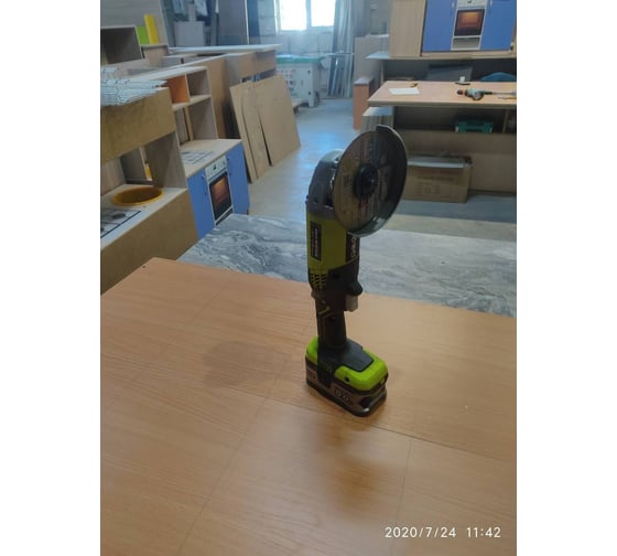 Аккумуляторная угловая шлифмашина Ryobi ONE+ R18AG-0 5133001903 113