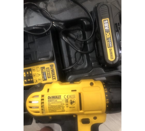Аккумуляторная дрель-шуруповерт DEWALT DCD 771 C2 59