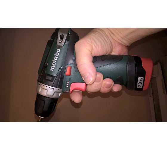 Аккумуляторный шуруповерт Metabo 12 V, кейс PowerMaxx BS 600080500 187
