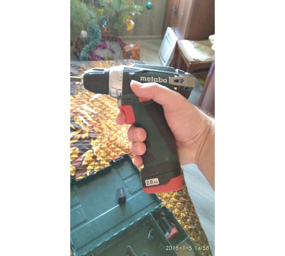 Аккумуляторный шуруповерт Metabo 12 V, кейс PowerMaxx BS 600080500 181