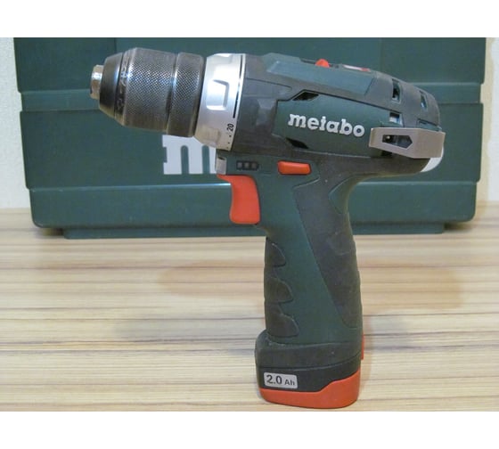 Аккумуляторный шуруповерт Metabo 12 V, кейс PowerMaxx BS 600080500 175