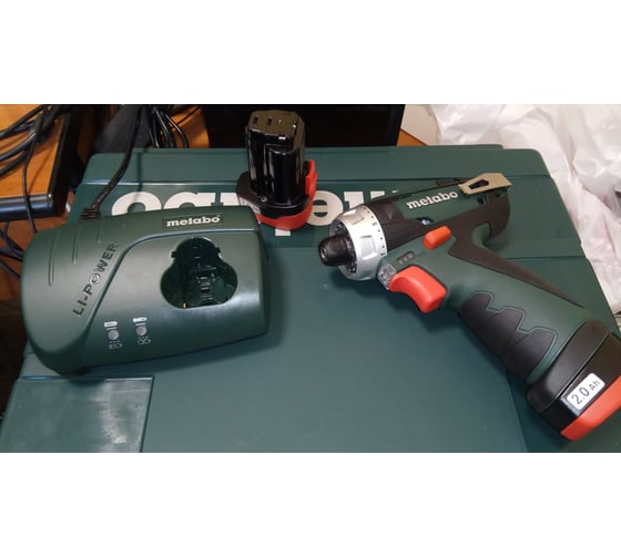 Аккумуляторный шуруповерт Metabo 12 V, кейс PowerMaxx BS 600080500 167