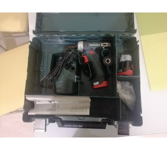 Аккумуляторный шуруповерт Metabo 12 V, кейс PowerMaxx BS 600080500 158