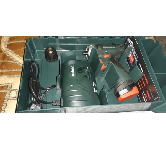 Аккумуляторный шуруповерт Metabo 12 V, кейс PowerMaxx BS 600080500 154